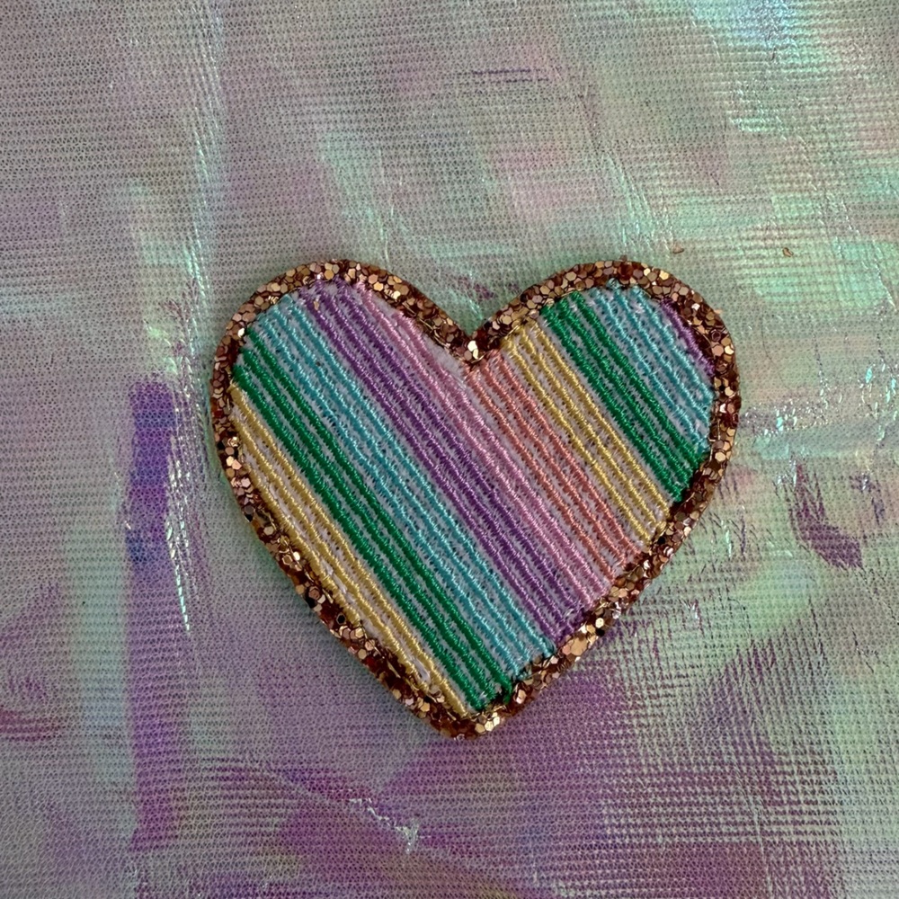 Stoney clover rainbow heart patch